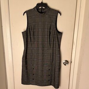 Plaid Sleeveless Dress